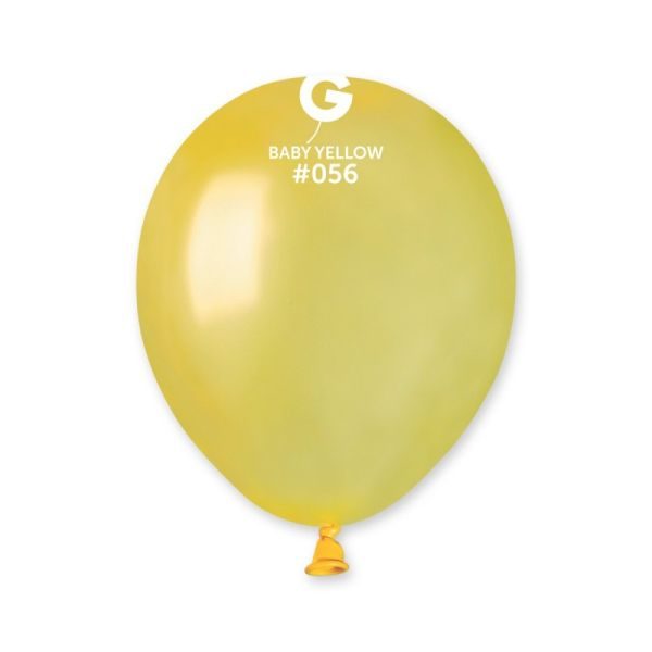 Балони АM50 цвят „Baby Yellow-Metallic #056“ 5′-100бр.