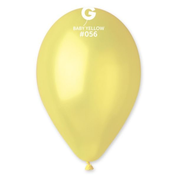 Балони GM110 цвят „Baby Yellow-Metallic #056“ 11′-100бр.
