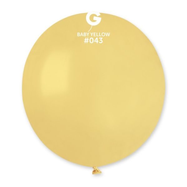 Балон G150 цвят „Baby Yellow #043“ 19′-1бр.