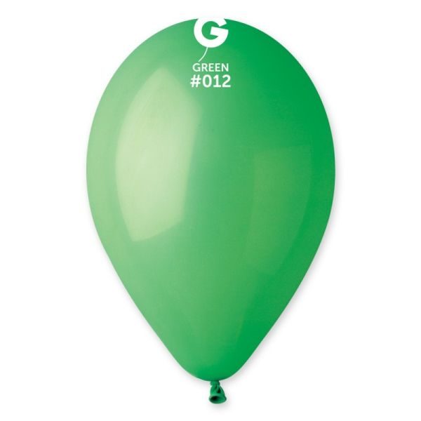 Балони G110 цвят „Green #012“ 12′-100бр.