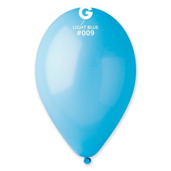 Балони G110 цвят „Light Blue #009“ 12′-100бр.