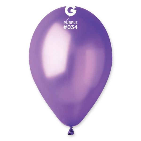 Балони GM110 цвят „Purple-Metallic #034“ 11′-100бр.