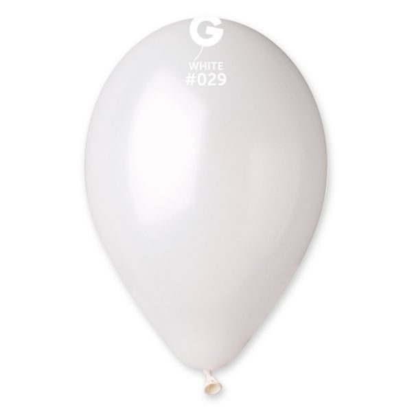 Балони GM110 цвят „White-Metallic #029“ 11′-100бр.