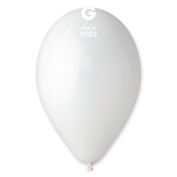 Балони G110 цвят „White #001“ 12′-100бр.