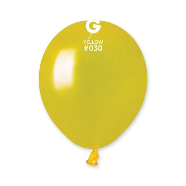 Балони АM50 цвят „Yellow-Metallic #030“ 5′-100бр.