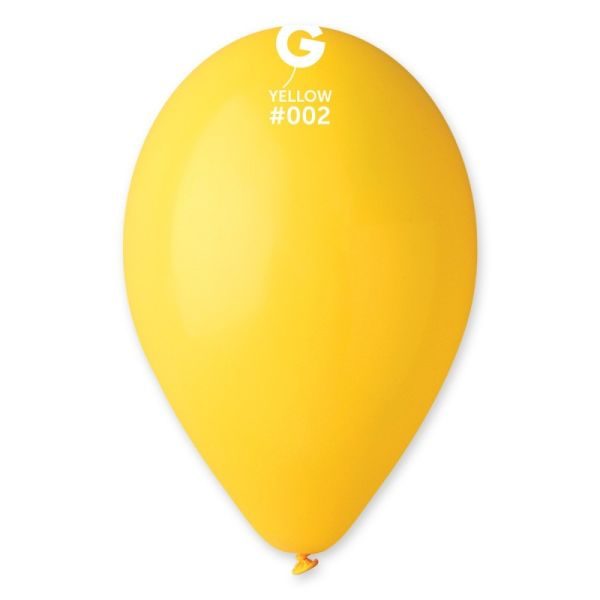 Балони G110 цвят „Yellow #002“ 12′-100бр.