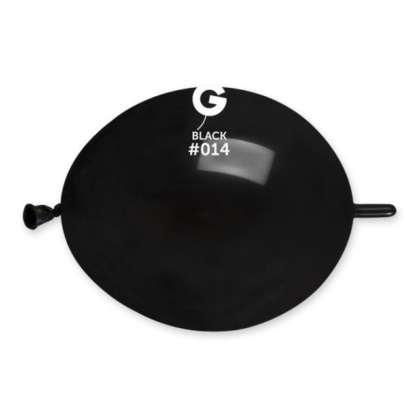 Линк балони GL6 цвят „Black #014“ 6′-100бр.