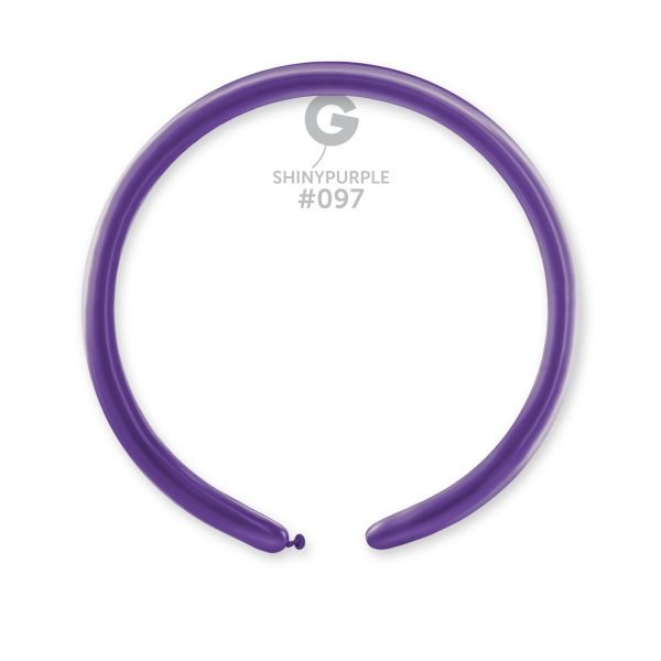 Моделиращи балони DB2 цвят „Shiny Purple #097“ 1′-50бр.