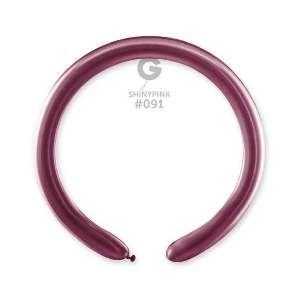 Моделиращи балони DB4 цвят „Shiny Pink #091“ 2′-50бр.