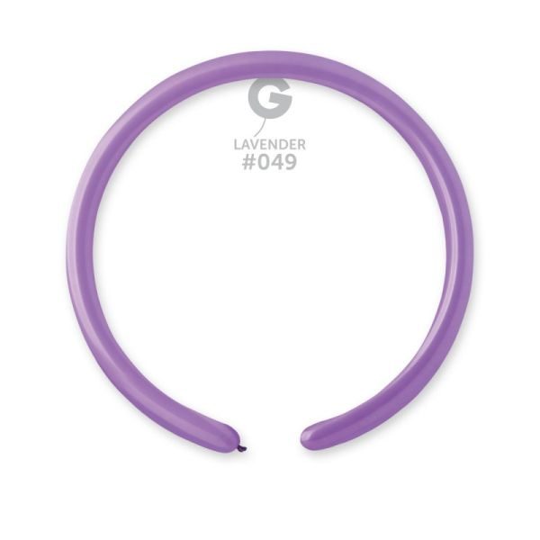 Моделиращи балони D2 цвят “Lavender #049“ 1′ 100бр.