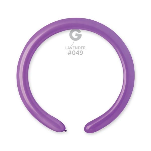 Моделиращи балони D4 цвят “Lavender #049“ 2′ 100бр.