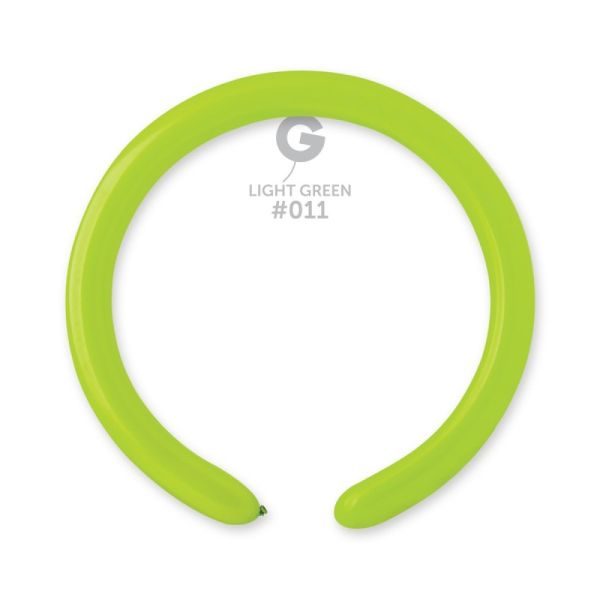 Моделиращи балони D4 цвят “Light Green #011“ 2′ 100бр.