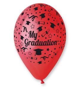 Балони с печат „My Graduation“ 12′-100бр.