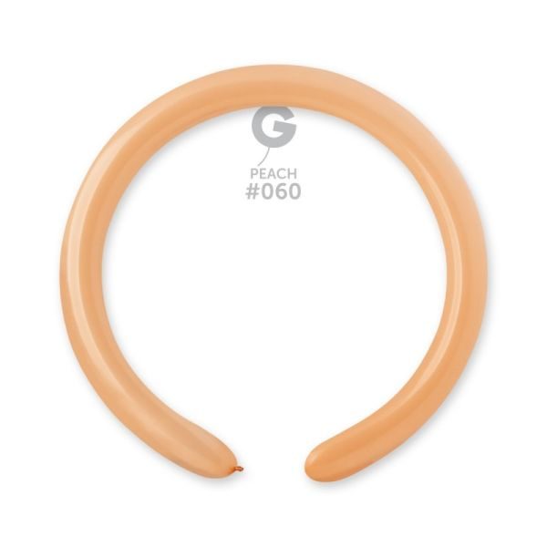 Моделиращи балони D4 цвят „Peach #060“ 2′-100бр.