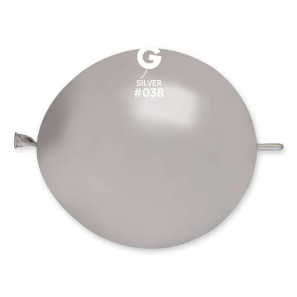 Линк балони GLM13 цвят „Silver-Metallic #038“ 13′-50бр.