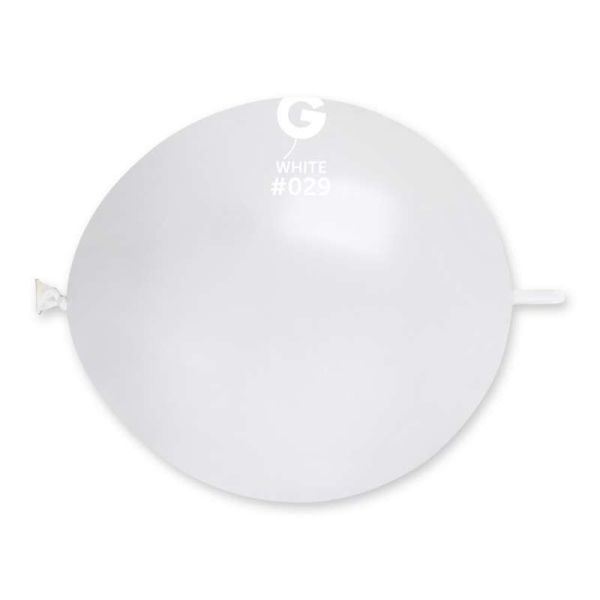 Линк балони GLM13 цвят „White-Metallic #029“ 13′-50бр.