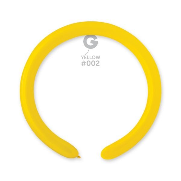 Моделиращи балони D4 цвят “Yellow #002“ 2′ 100бр.