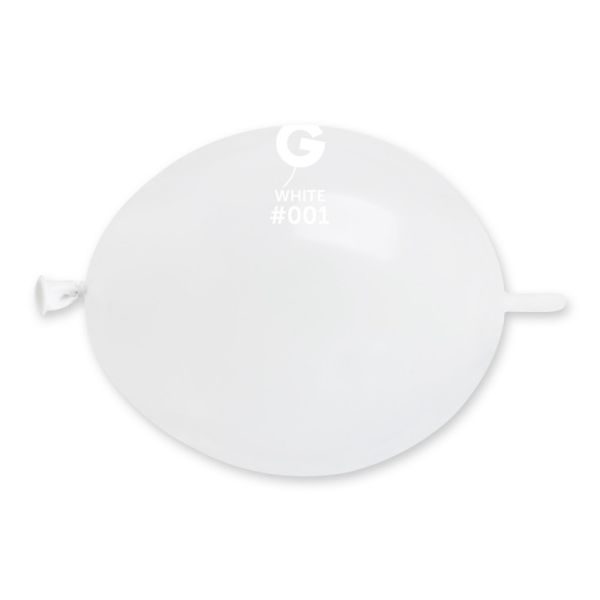 Линк балони GL6 цвят „White #001“ 6′ -100бр.