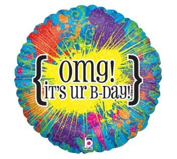 Балон „OMG! It’s ur b-day“ 18′ -1бр.