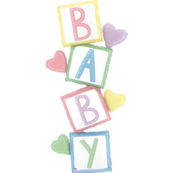 Балон „Baby кубчета“ 63′ -1бр. в оп.