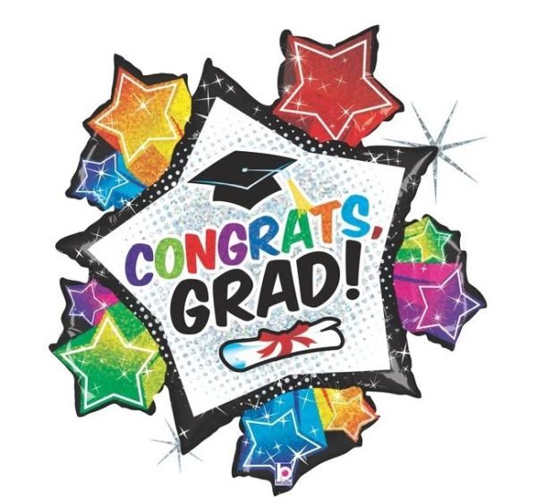 Балон „Звезда Congrats, GRAD!“ 37′ -1бр.