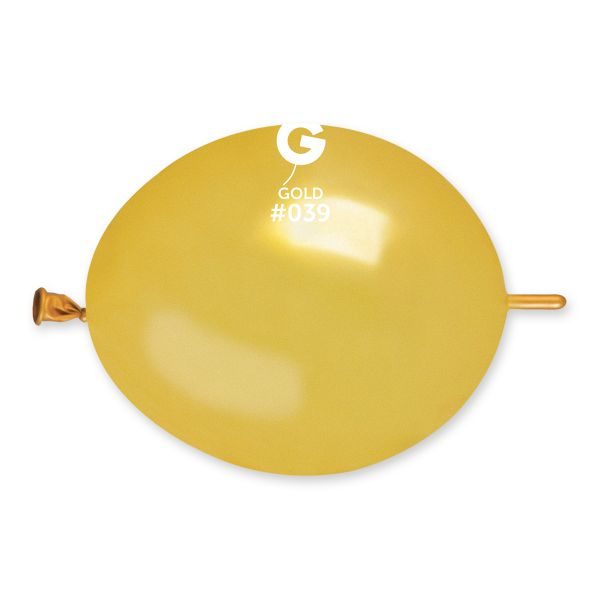Линк балони GLM6 цвят „Gold #039“ металик 6′-100бр.