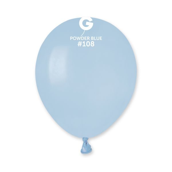Балони А50 цвят „Powder Blue #108“ 5′-100бр.