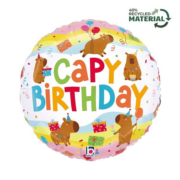 Балон „Capy Birthday“ 18′-1бр.