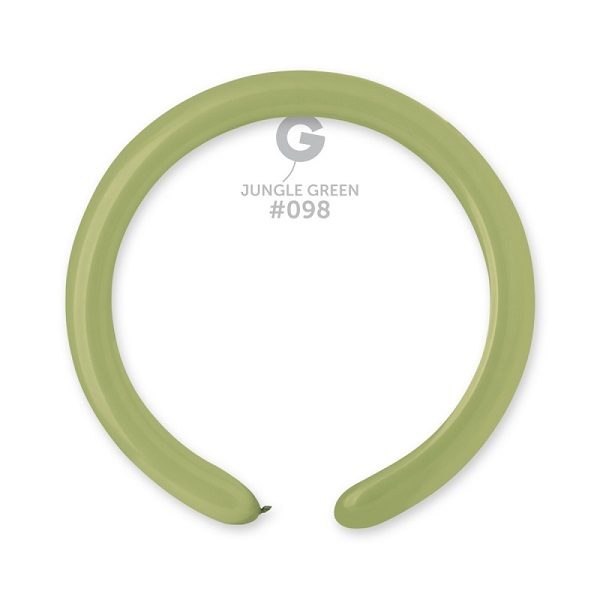 Моделиращи балони D4 цвят “Jungle Green #098“ 2′ 100бр.