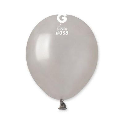 Балони АM50 цвят „Silver-Metallic #038“ 5′-100бр.