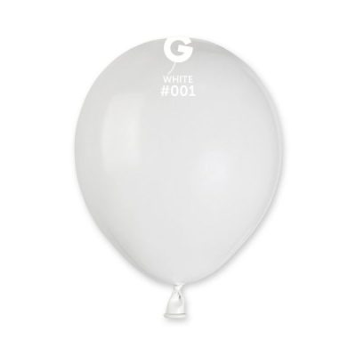 Балони A50 цвят „White #001“ 5′-100бр.