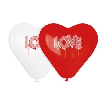 Сърца балони „Love“ 10′-100бр.