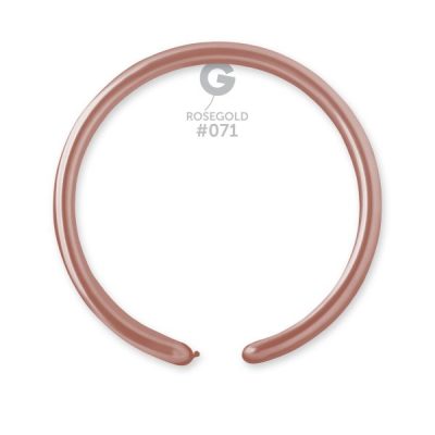 Моделиращи балони DM2 цвят “Rose Gold-Metallic #071“ 1′ 100бр.