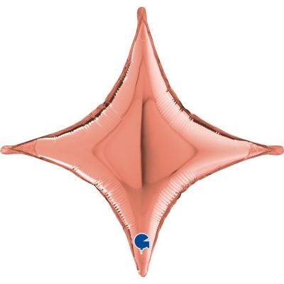 Балон „Concave Cross“ розово злато 18′-1бр.