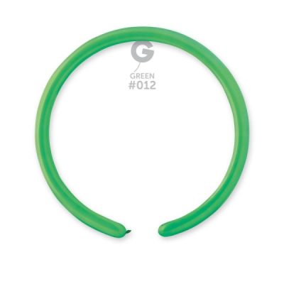 Моделиращи балони D2 цвят “Green #012“ 1′ 100бр.
