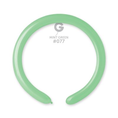 Моделиращи балони D4 цвят “Mint Green #077“ 2′ 100бр.