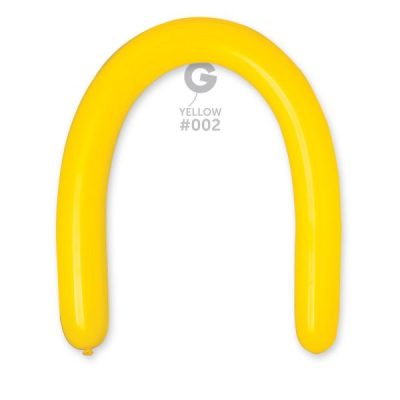 Моделиращи балони D6 цвят “Yellow #002“ 3′ -100бр.