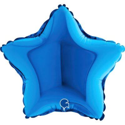 Балони „Звезди“ 9′ цвят: сини-5бр.
