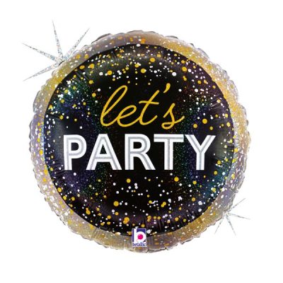 Балон „Happy Birthday-let’s party“ 18′ -1бр. в оп.