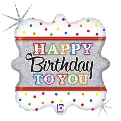 Балон „Happy Birthday to you“ 18′ -1бр. в оп.