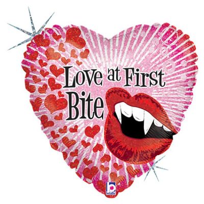 Балон „Сърце-I love you-Love at first bite“ 18′ -1бр. в оп.