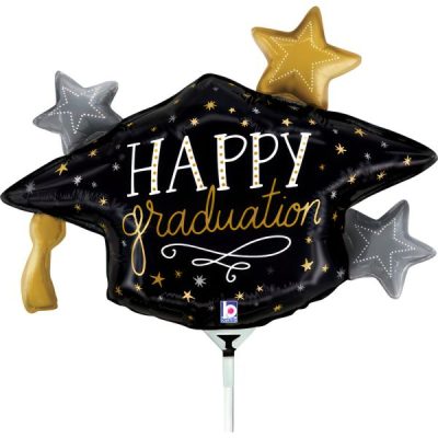 Балон „Happy graduation“-мини 14′ -1бр.