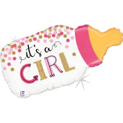 Балон „Шише с биберон It’s a girl“ 29′ -1бр. в оп.