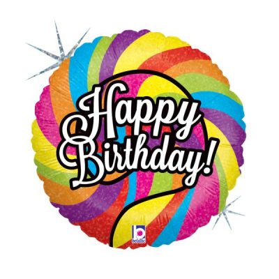 Балон „Близалка Happy Birthday“ 18′ -1бр. в оп.