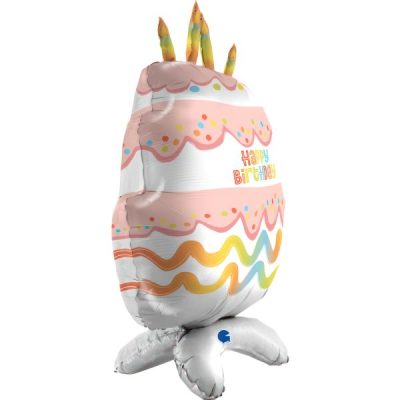 Балон „Торта с основа Happy Birthday“ 29′ -1бр. в оп.