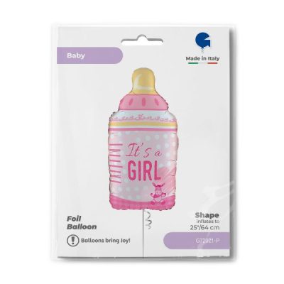 Балон „Шише с биберон It’s a Girl“ 25′ -1бр. в оп.