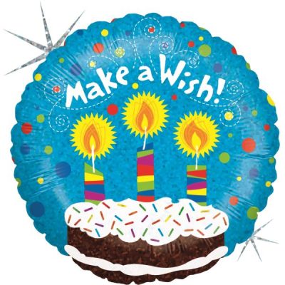 Балон „Make a Wish!“ 18′-1бр.