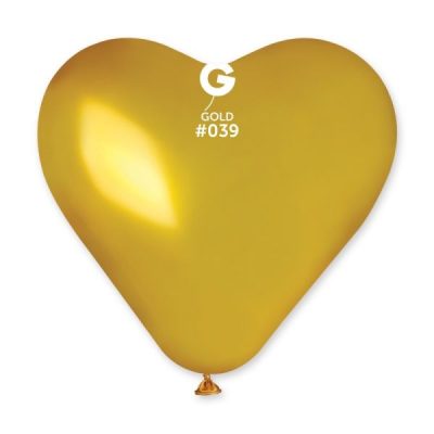 Сърца балони CRM17 цвят „Gold #039“ 17′-50бр.