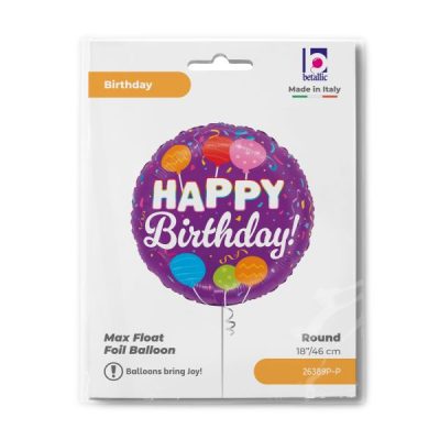 Балон „Happy Birthday с близалки“ 18′-1бр.