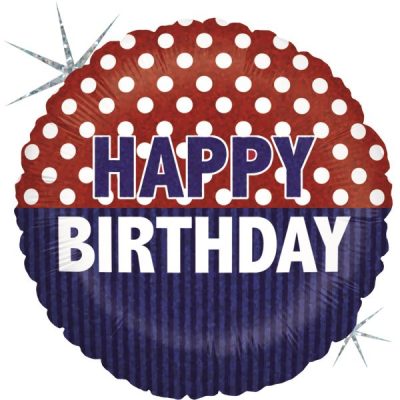 Балон „Happy Birthday“ 18′-1бр.